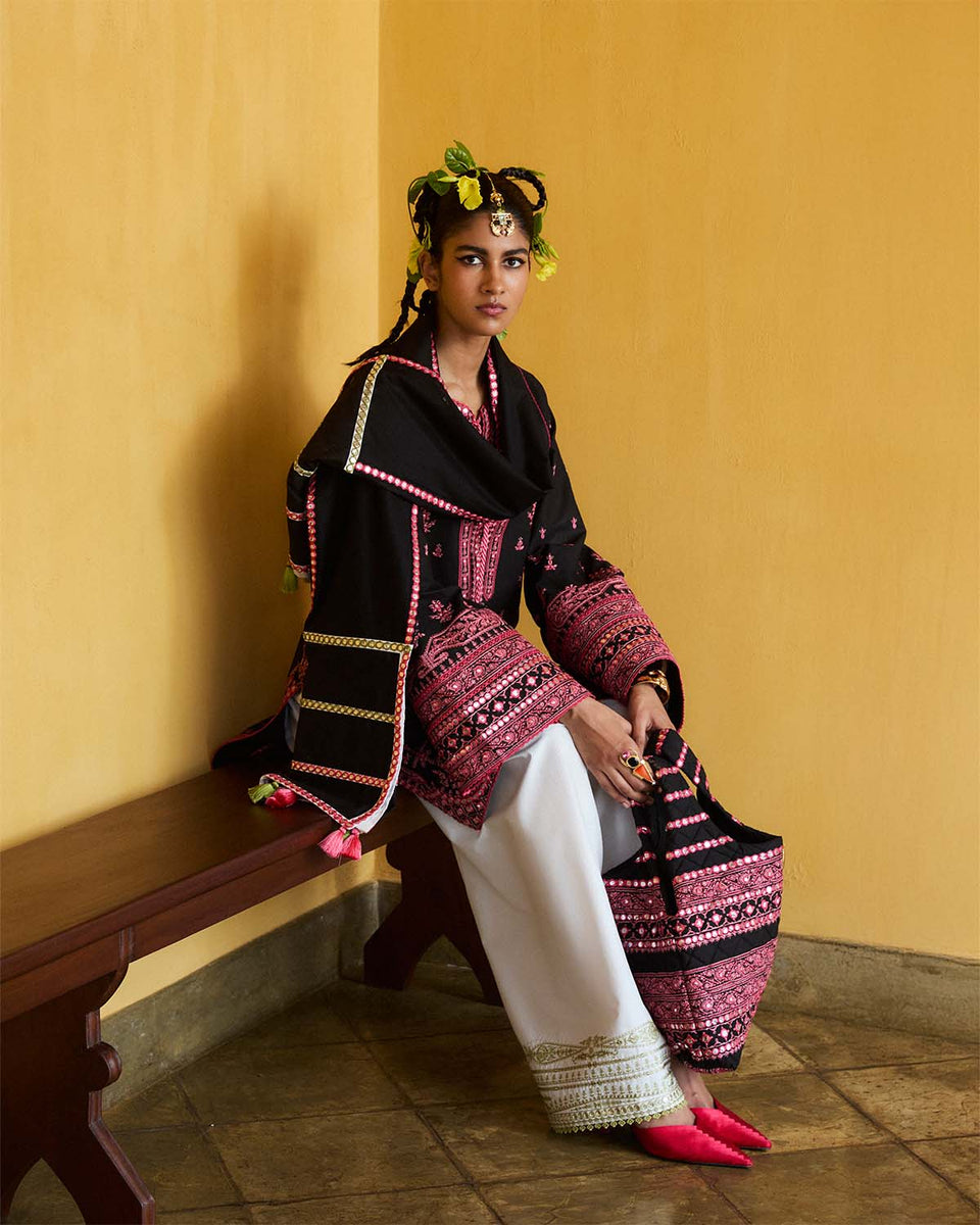 Surangi - Scarf – Jugnu Lahore - Global